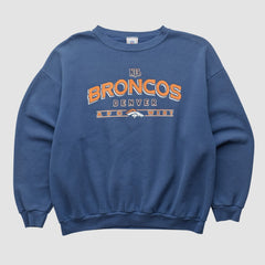 Denver Broncos NFL 2000s Pullover Sweatshirt - Navy Pullover