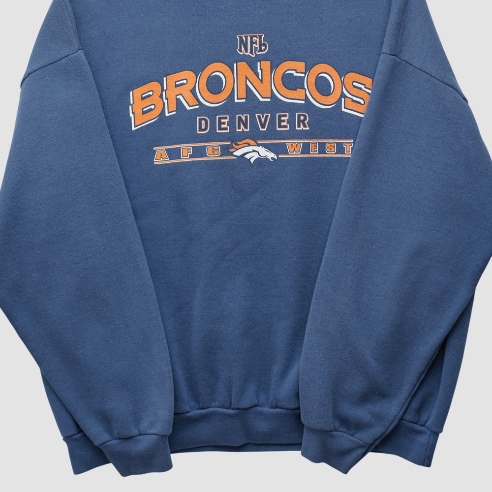 Denver Broncos NFL 2000s Pullover Sweatshirt - Navy Pullover