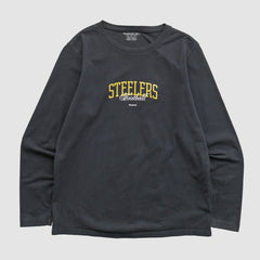 Pittsburgh Steelers Reebok 2000s Long Sleeve T-shirt - Black T-shirts
