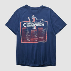 Boston Red Sox Majestic 2013 T-shirt - Navy - Vintage T-shirts