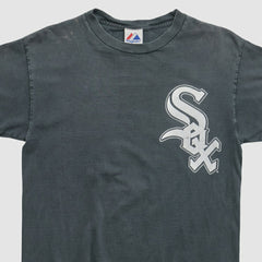 Chicago White Sox Majestic 2000s T-shirt - Charcoal - Vintage T-shirts
