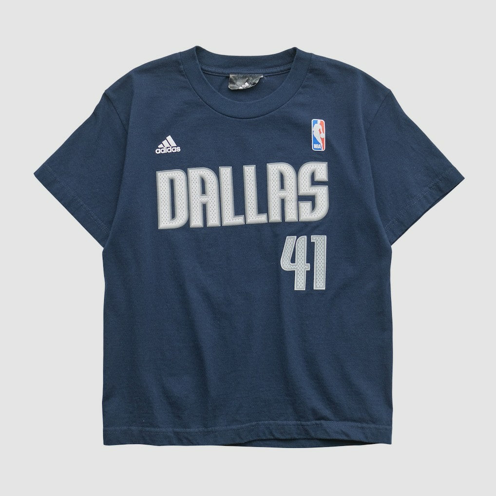 Dallas Mavericks 2010s T-shirt Navy Vintage - Adidas