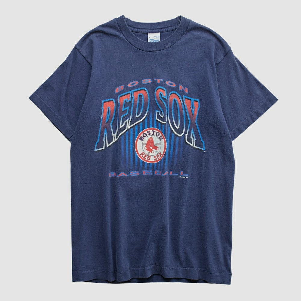 Boston Red Sox Salem Sportswear 1997 T-shirt - Navy - Vintage T-shirts