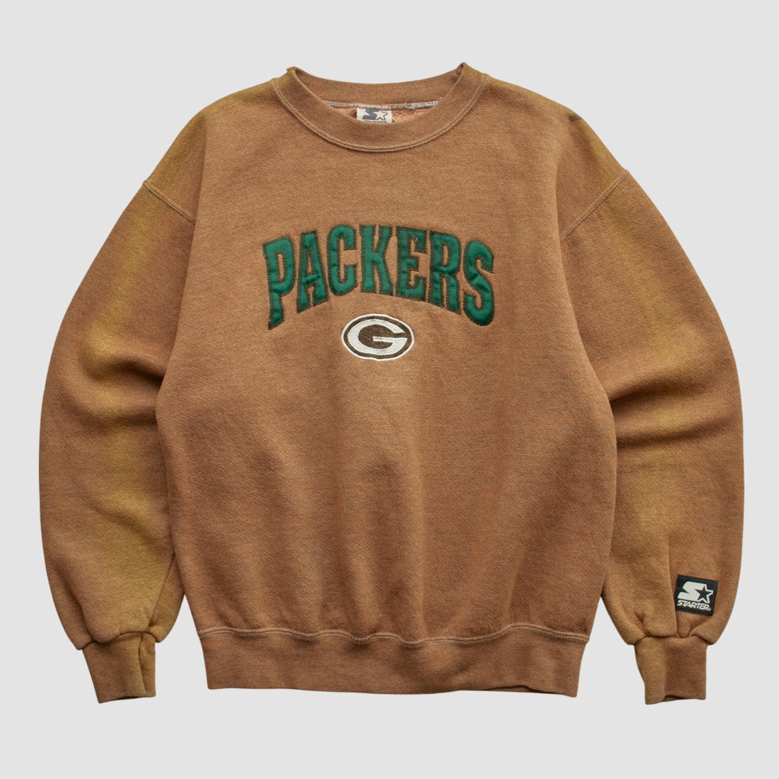 Green Bay Packers Starter 90s Pullover Sweatshirt - Clay Pullover