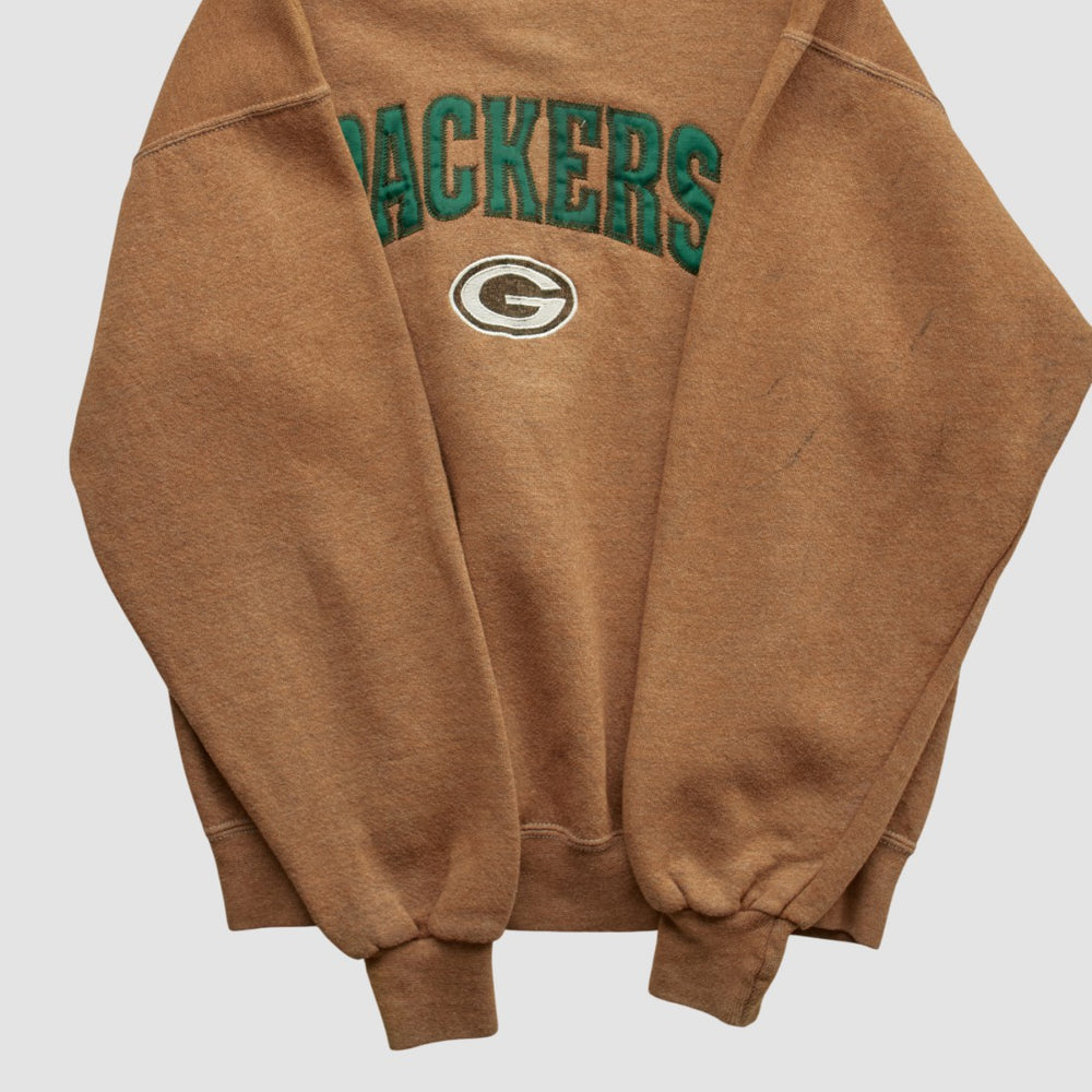 Green Bay Packers Starter 90s Pullover Sweatshirt - Clay Pullover