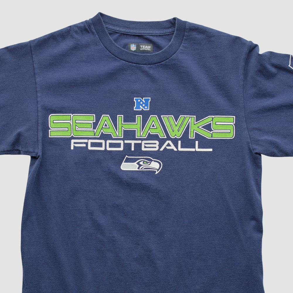 Seattle Seahawks NFL 2010s Long Sleeve T-shirt - Navy T-shirts