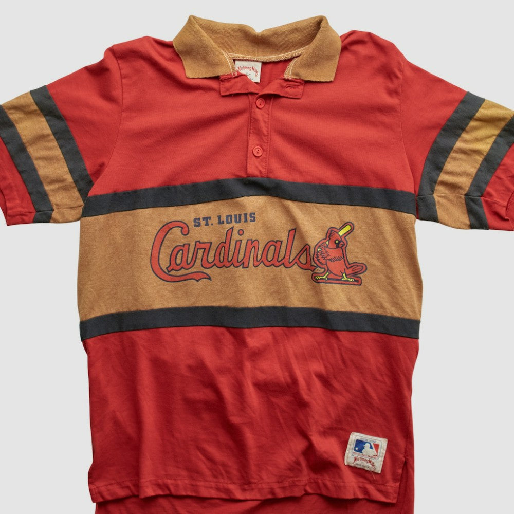 St. Louis Cardinals Nutmeg Mills 90s T-shirt - Red - Vintage T-shirts