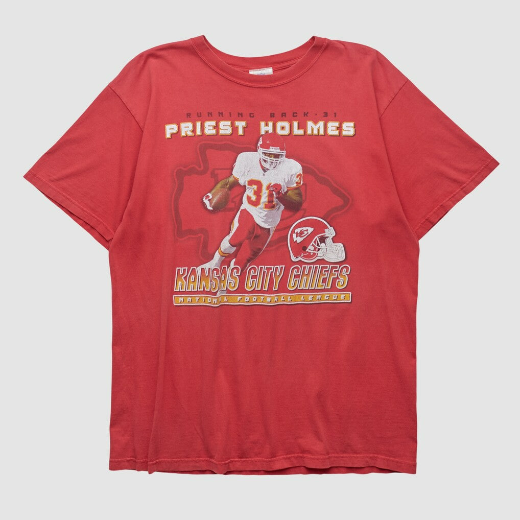 Priest Holmes NFL 2000s T-shirt - Red T-shirts