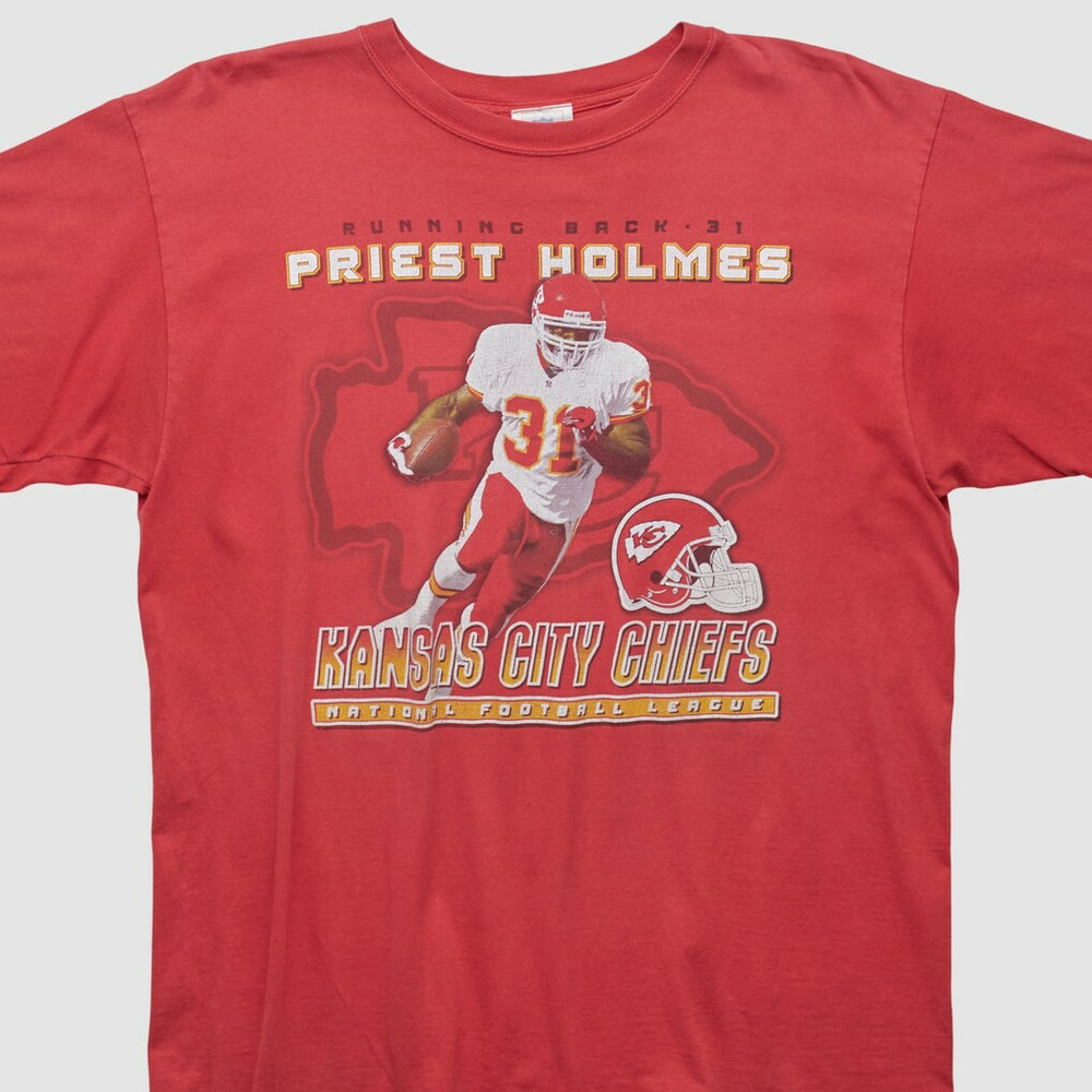 Priest Holmes NFL 2000s T-shirt - Red T-shirts