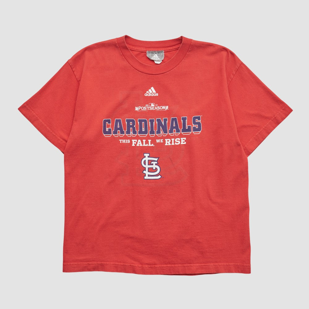 St. Louis Cardinals Adidas 2011 T-shirt - Red - Vintage T-shirts