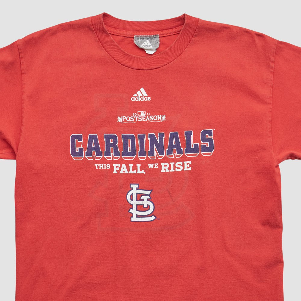St. Louis Cardinals Adidas 2011 T-shirt - Red - Vintage T-shirts