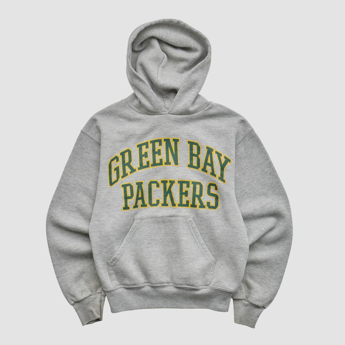 Green Bay Packers NFL 2000s Hooded Pullover Sweatshirt - Heather Gray Pullover