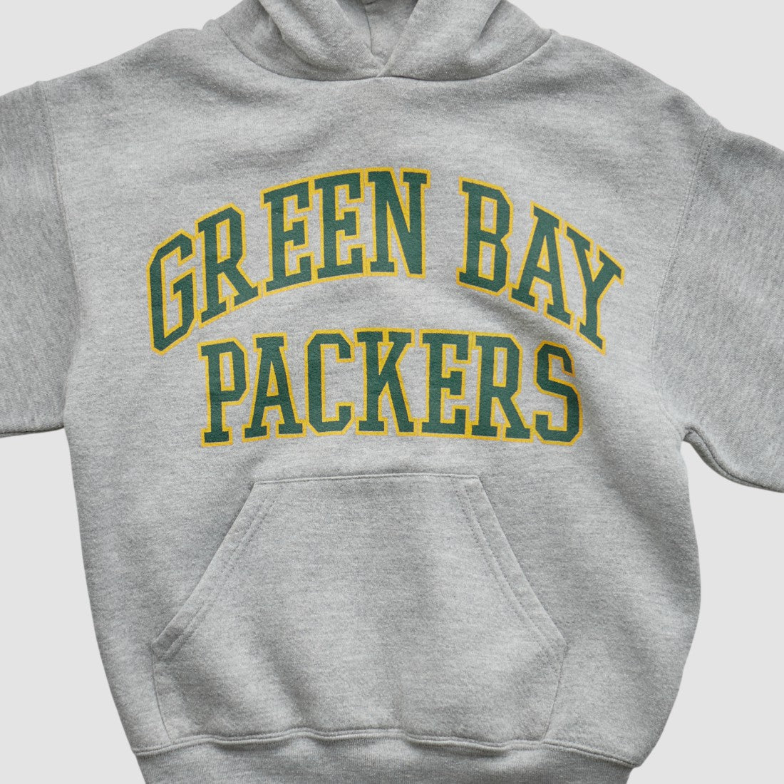 Green Bay Packers NFL 2000s Hooded Pullover Sweatshirt - Heather Gray Pullover