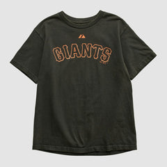 San Francisco Giants Majestic 2000s T-shirt - Black - Yth Vintage T-shirts