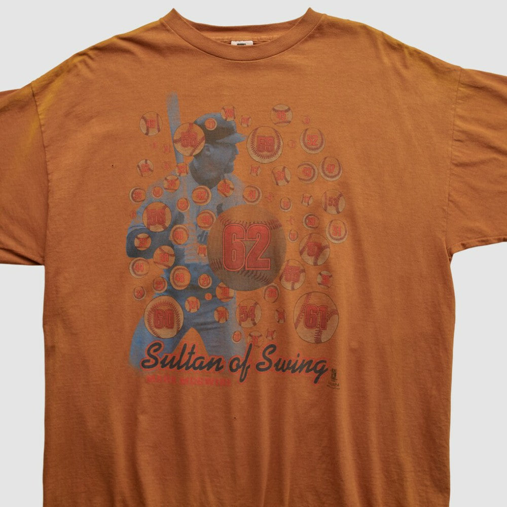 Mark McGwire Starter 90s T-shirt - Clay - XVintage T-shirts