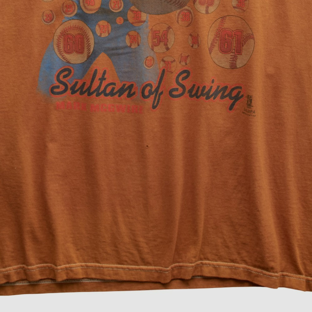 Mark McGwire Starter 90s T-shirt - Clay - XVintage T-shirts