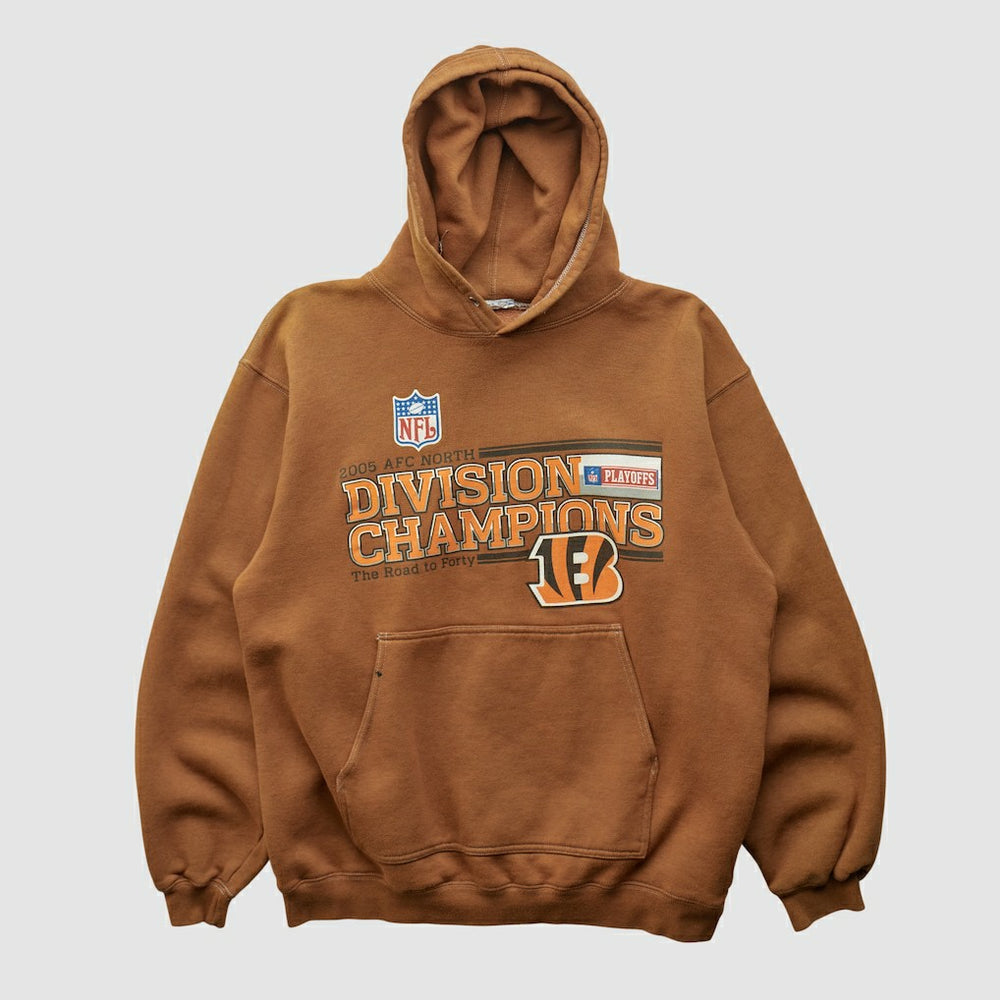 Cincinnati Bengals 2005 Hooded Pullover Sweatshirt - Clay Pullover