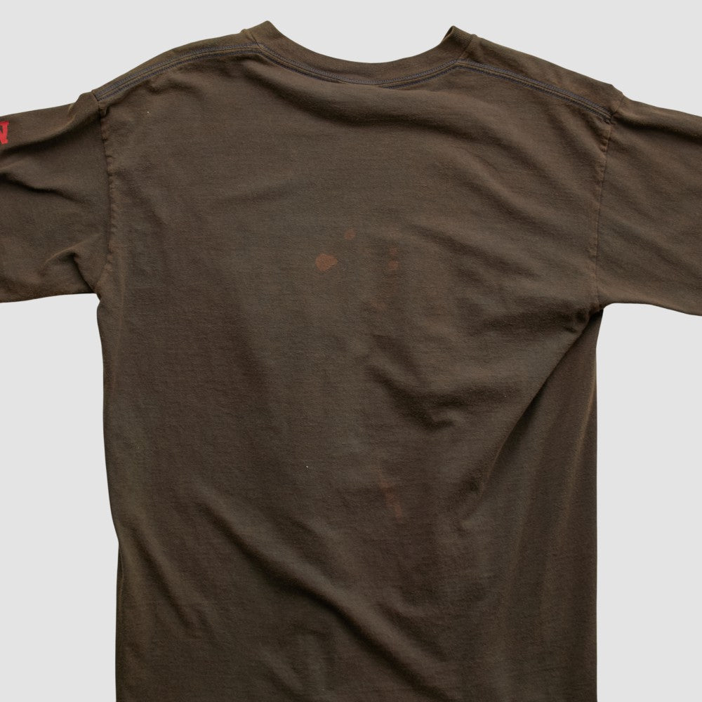 Minnesota Twins Lee Sport 2004 Long Sleeve T-shirt - Brown - Vintage T-shirts
