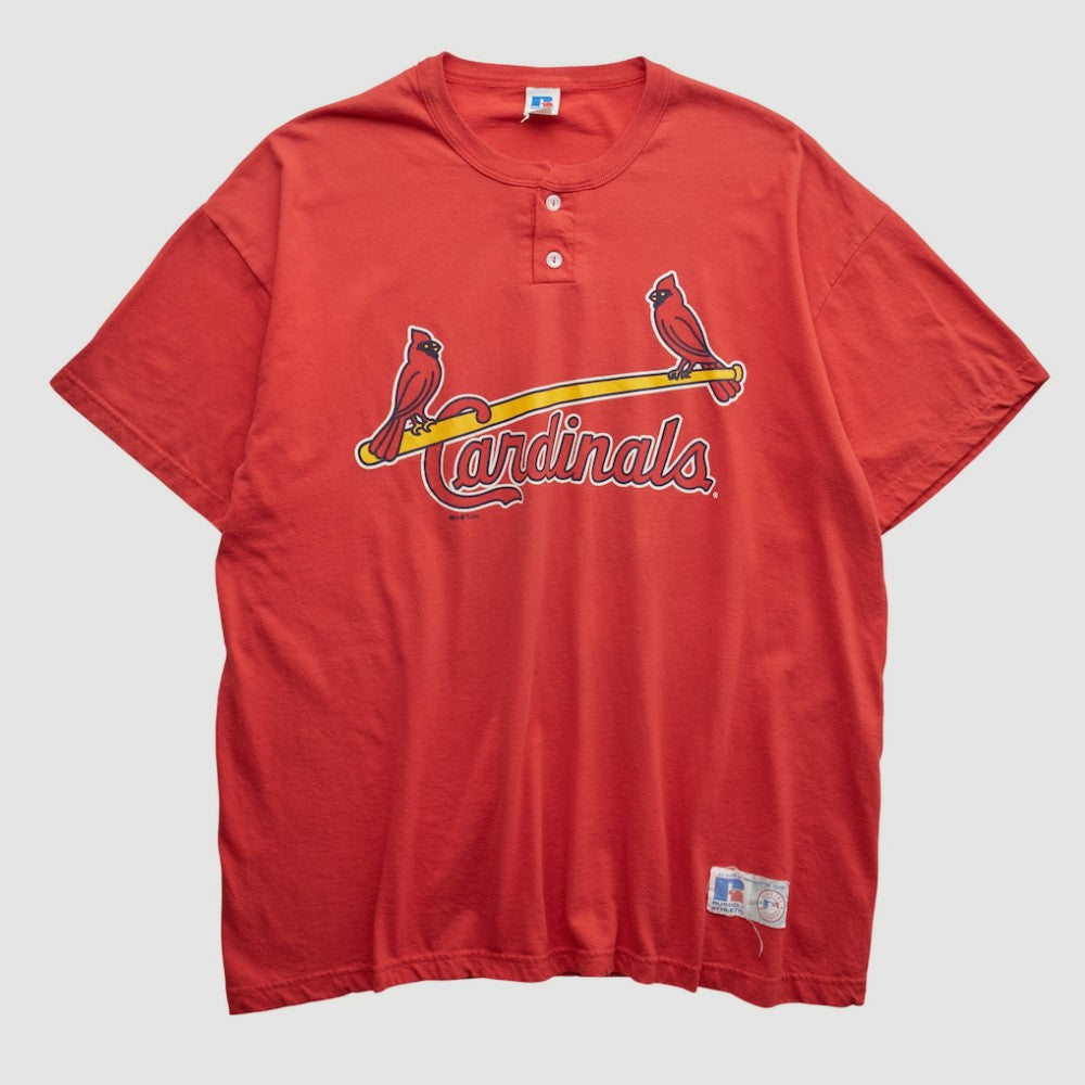 St. Louis Cardinals Russell 1996 T-shirt - Red - XVintage T-shirts