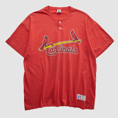 St. Louis Cardinals Russell 1996 T-shirt - Red - XVintage T-shirts