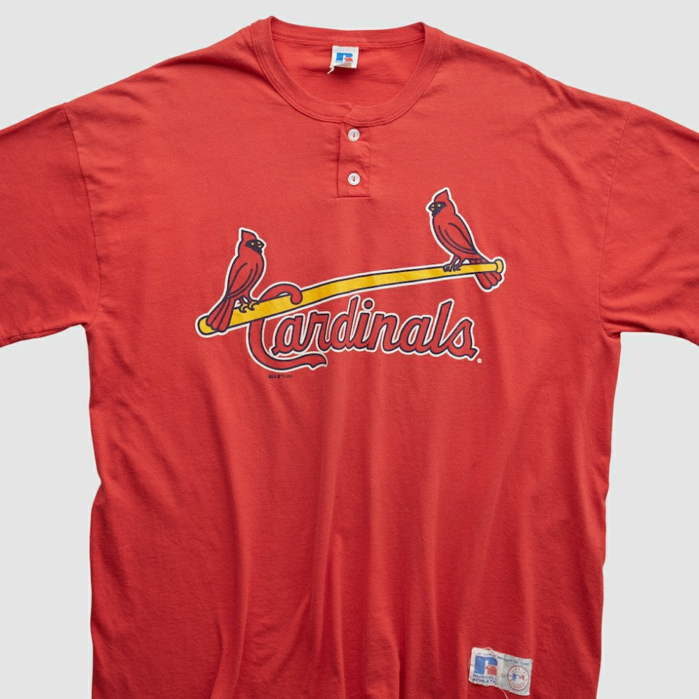 St. Louis Cardinals Russell 1996 T-shirt - Red - XVintage T-shirts