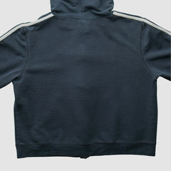 Pittsburgh Steelers NFL 2000s Hooded Full Zip Sweatshirt - Black Sweatshirts