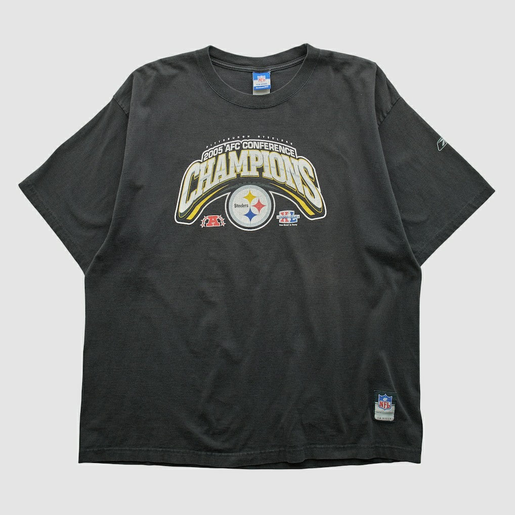 Pittsburgh Steelers Reebok 2005 T-shirt - Black T-shirts