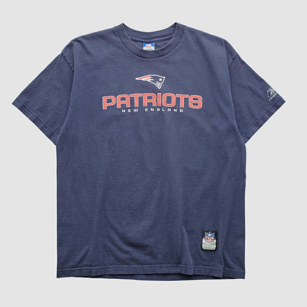 New England Patriots Reebok 2000s T-shirt - Navy T-shirts