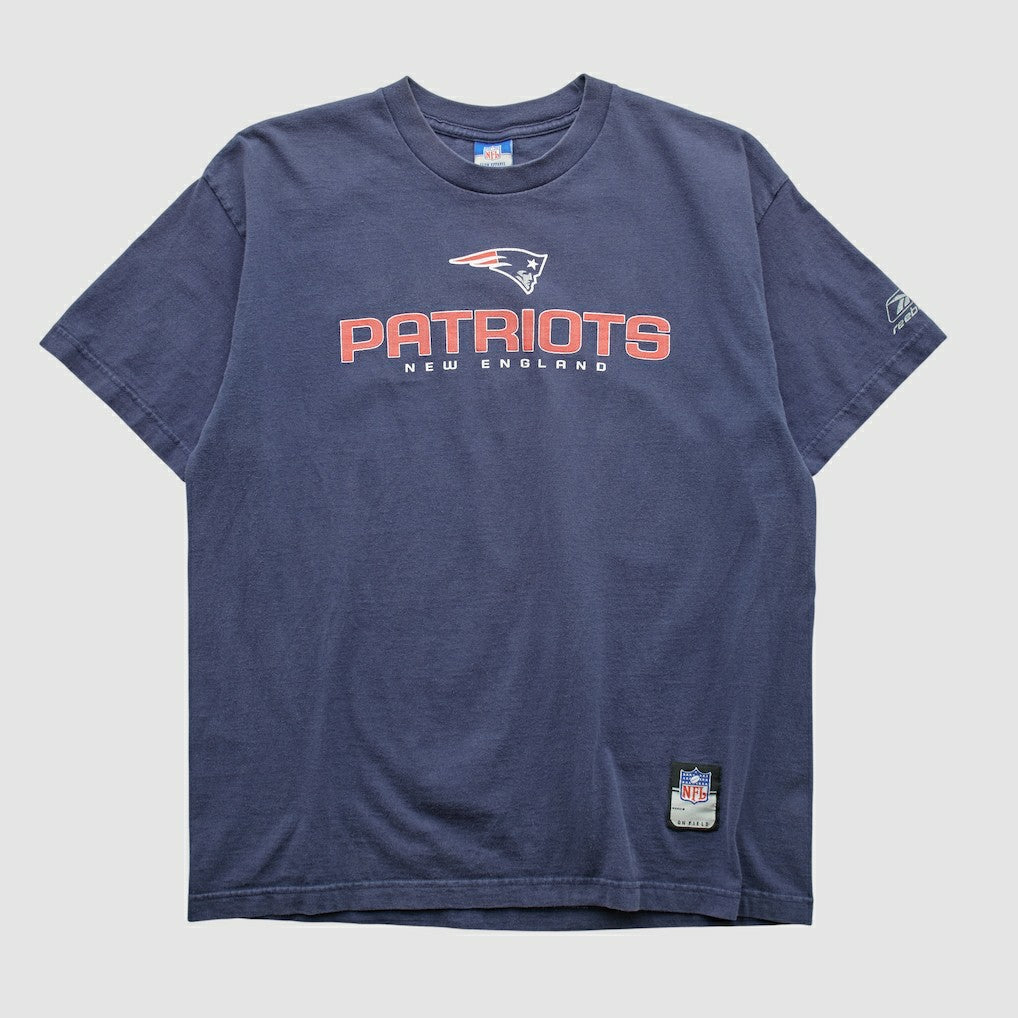 New England Patriots Reebok 2000s T-shirt - Navy T-shirts