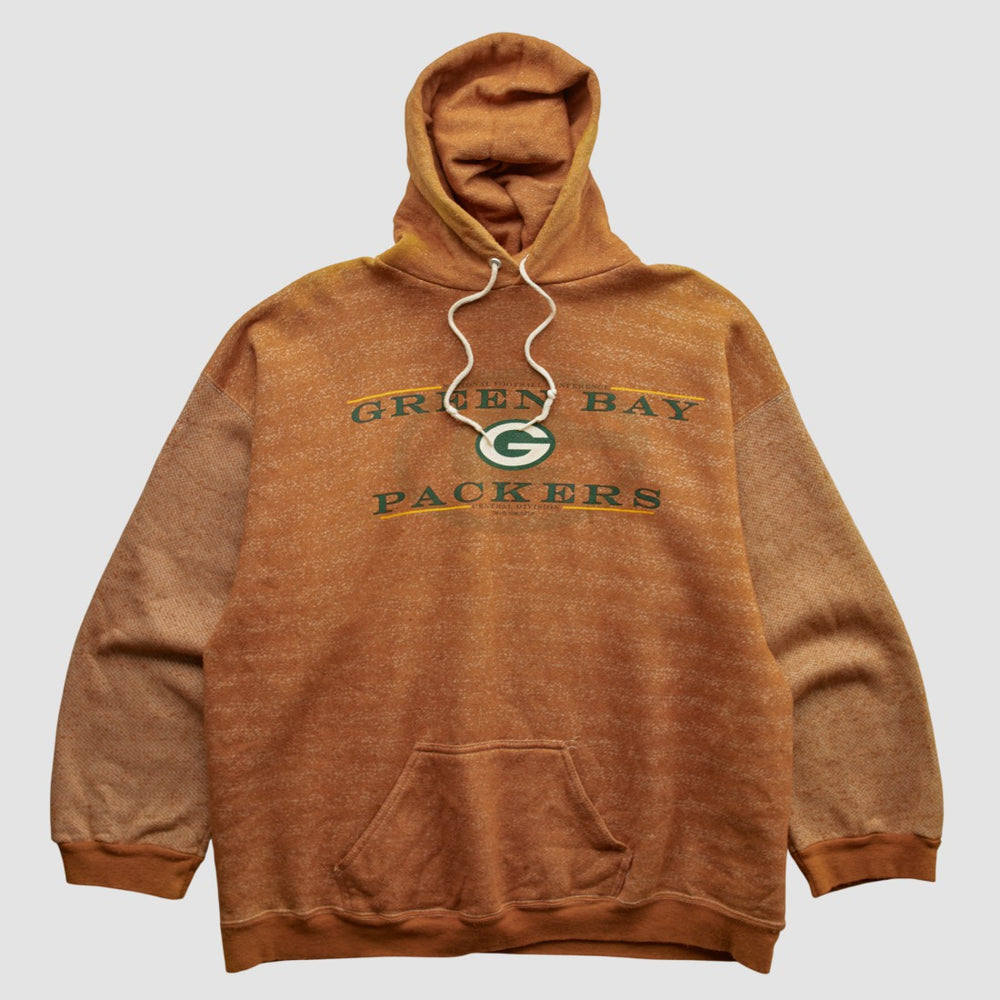 Green Bay Packers Galt Sand 90s Hooded Pullover Sweatshirt - Clay Pullover