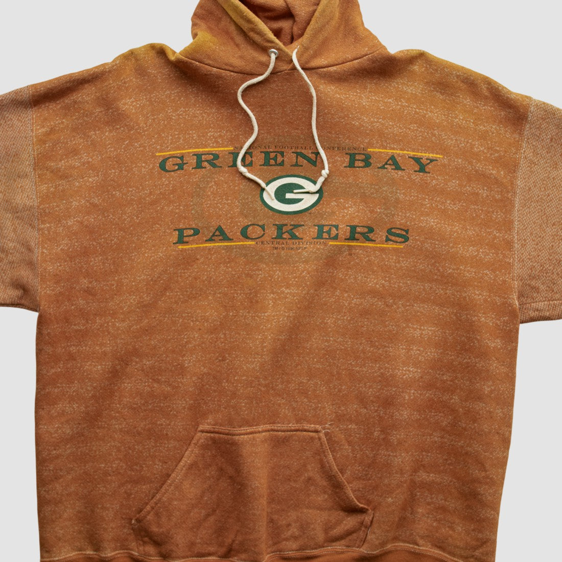 Green Bay Packers Galt Sand 90s Hooded Pullover Sweatshirt - Clay Pullover