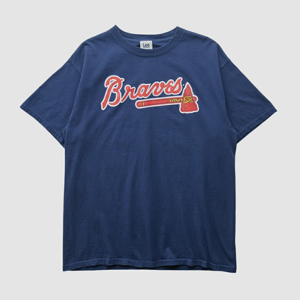 Atlanta Braves Lee Sport 2000s T-shirt - Navy - Vintage T-shirts