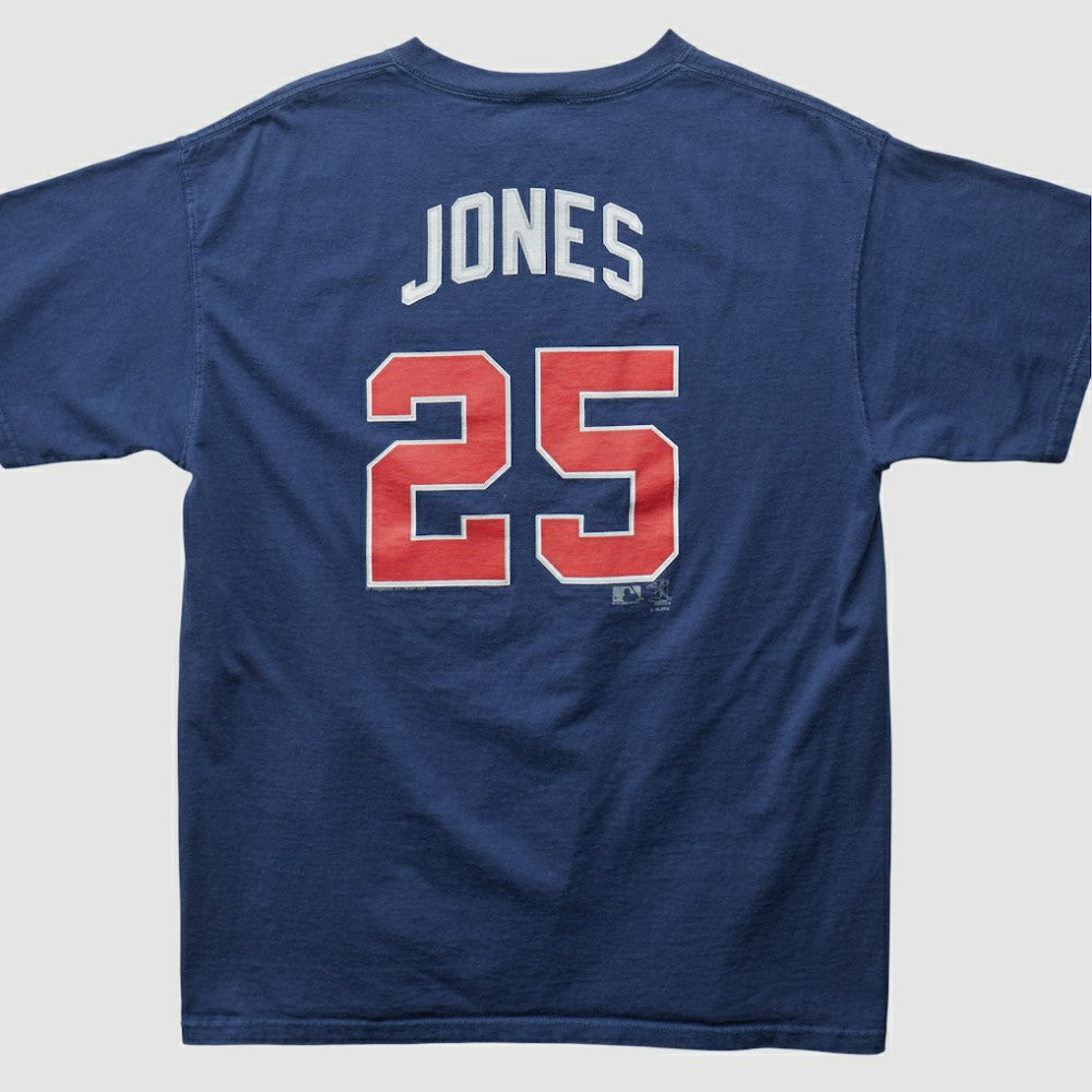 Atlanta Braves Lee Sport 2000s T-shirt - Navy - Vintage T-shirts