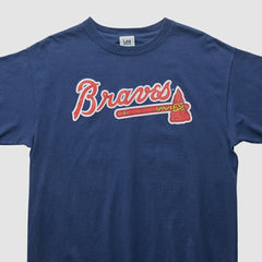 Atlanta Braves Lee Sport 2000s T-shirt - Navy - Vintage T-shirts