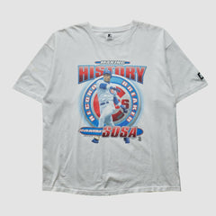 Sammy Sosa Starter 1998 T-shirt - White - 2XVintage T-shirts