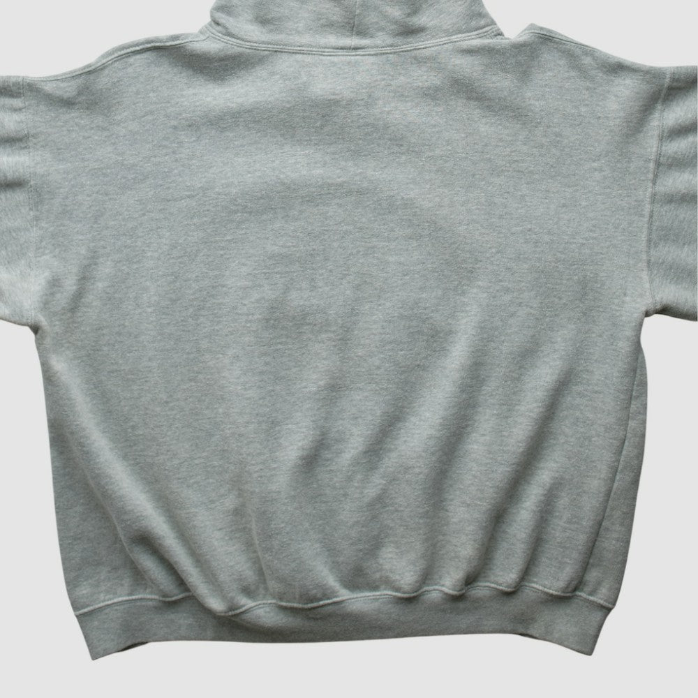 Chicago Cubs Stitches 2000s Hooded Pullover Sweatshirt - Heather Gray - Vintage Pullover