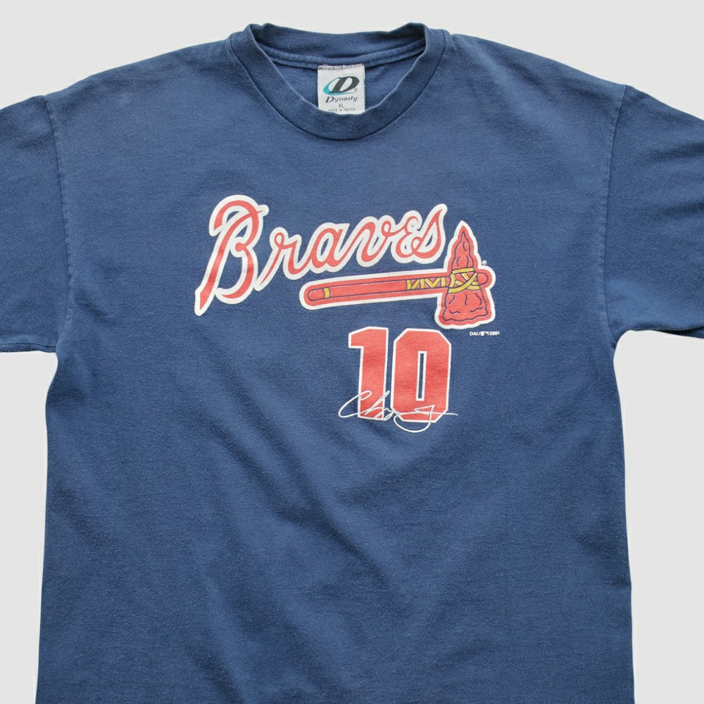 Atlanta Braves Dynasty T-shirt - Navy - XVintage T-shirts