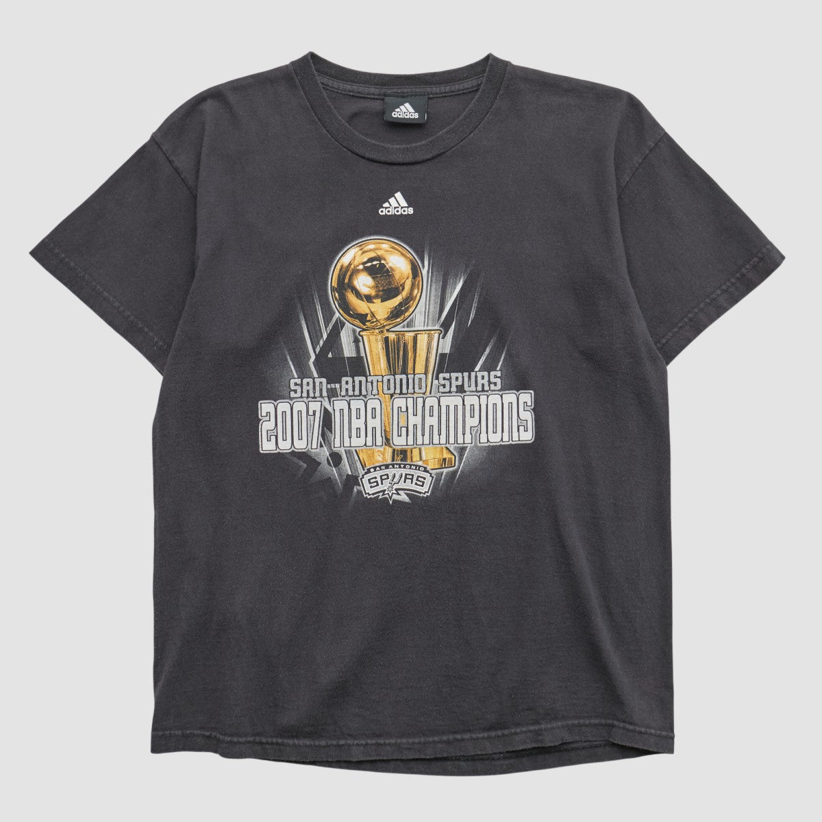 San Antonio Spurs 2007 T-shirt Black Vintage - Adidas