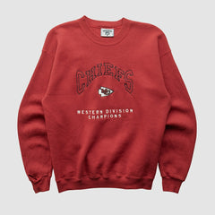 Kansas City Chiefs Lee Apparel 90s Pullover Sweatshirt - Red Pullover
