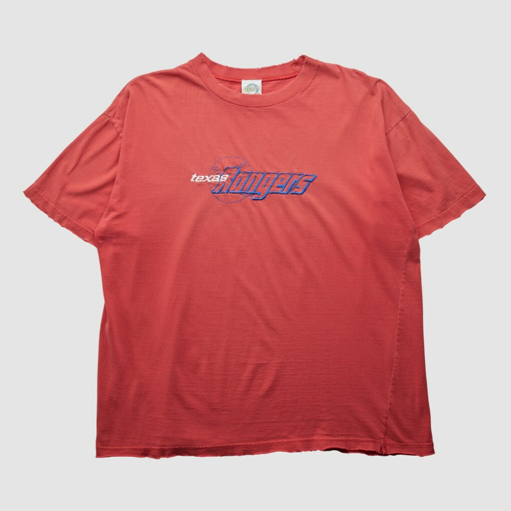 Texas Rangers Hank Aaron Originals 90s T-shirt - Red - Vintage T-shirts