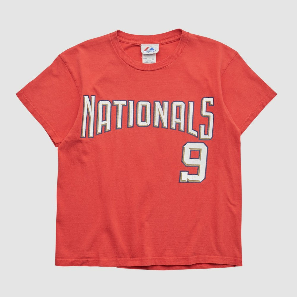 Washington Nationals Majestic 2000s T-shirt - Red - Yth XVintage T-shirts
