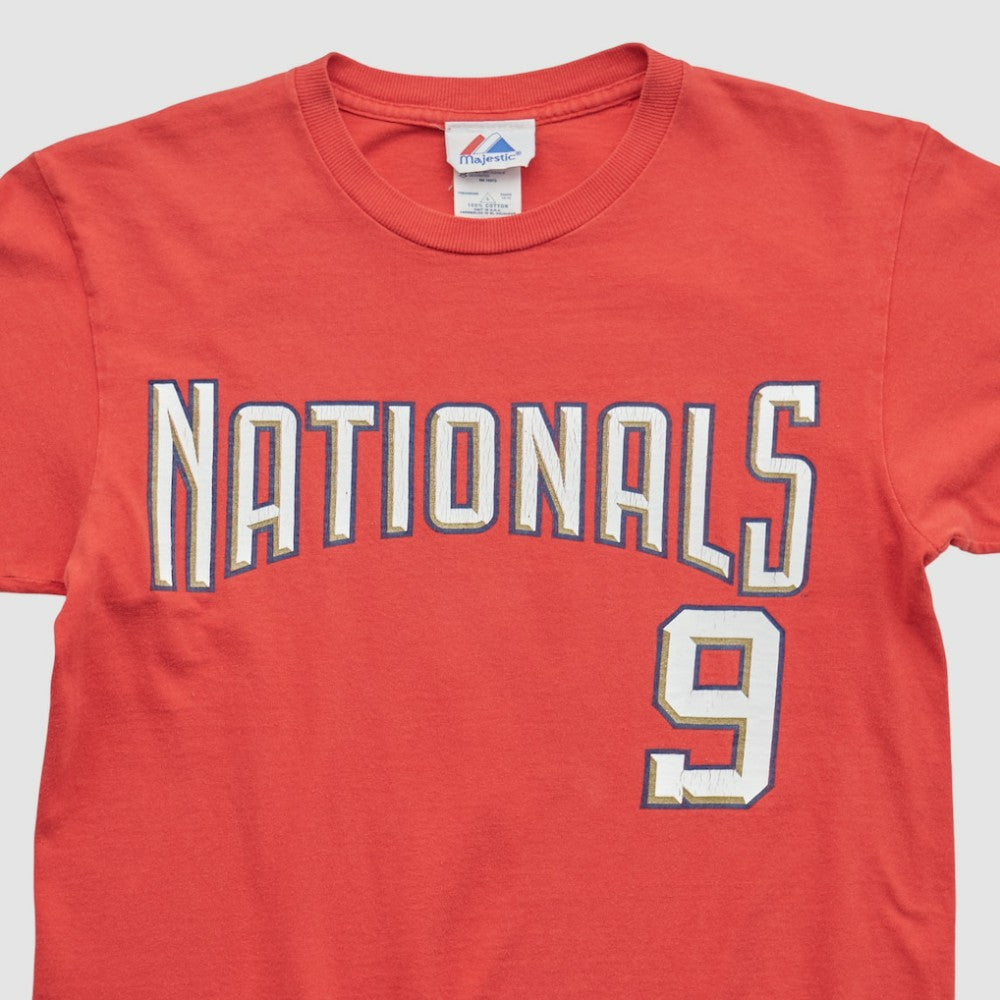 Washington Nationals Majestic 2000s T-shirt - Red - Yth XVintage T-shirts