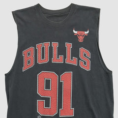 Chicago Bulls 90s Tank Black Vintage - Vintage