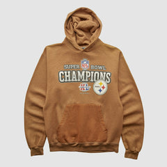 Super Bowl XL Reebok 2006 Hooded Pullover Sweatshirt - Clay Pullover
