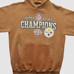 Super Bowl XL Reebok 2006 Hooded Pullover Sweatshirt - Clay Pullover