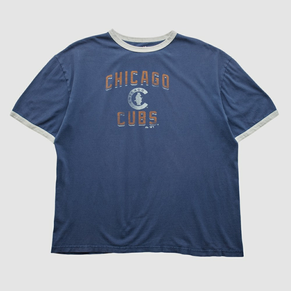 Chicago Cubs Majestic 2000s T-shirt - Navy - 2XVintage T-shirts