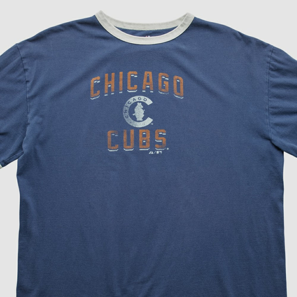 Chicago Cubs Majestic 2000s T-shirt - Navy - 2XVintage T-shirts