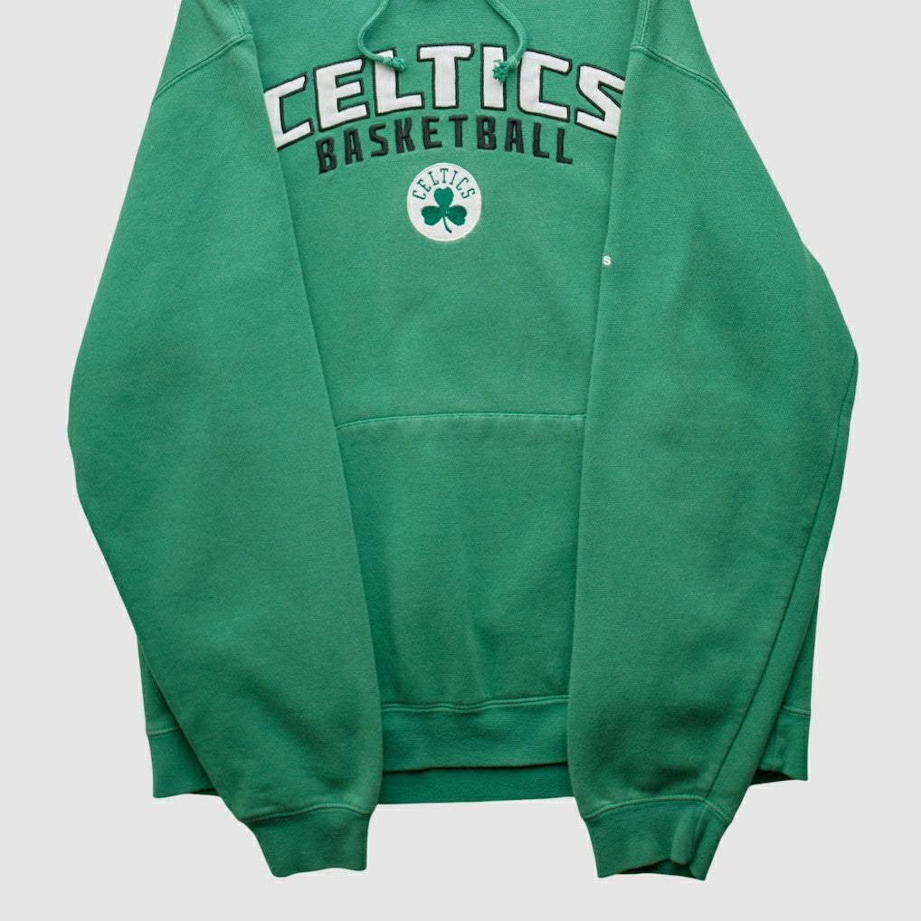 Boston Celtics 2010s Hooded Pullover Sweatshirt Green Vintage - Adidas