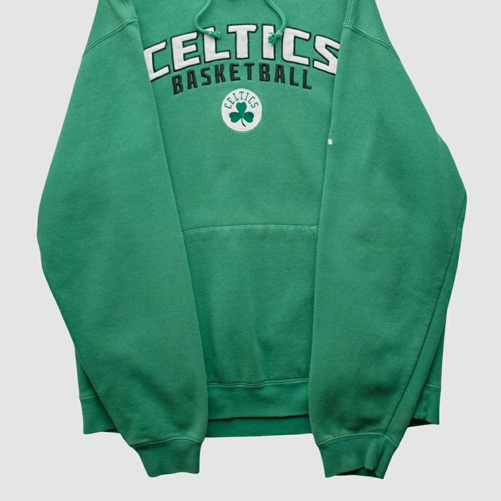 Boston Celtics 2010s Hooded Pullover Sweatshirt Green Vintage - Adidas