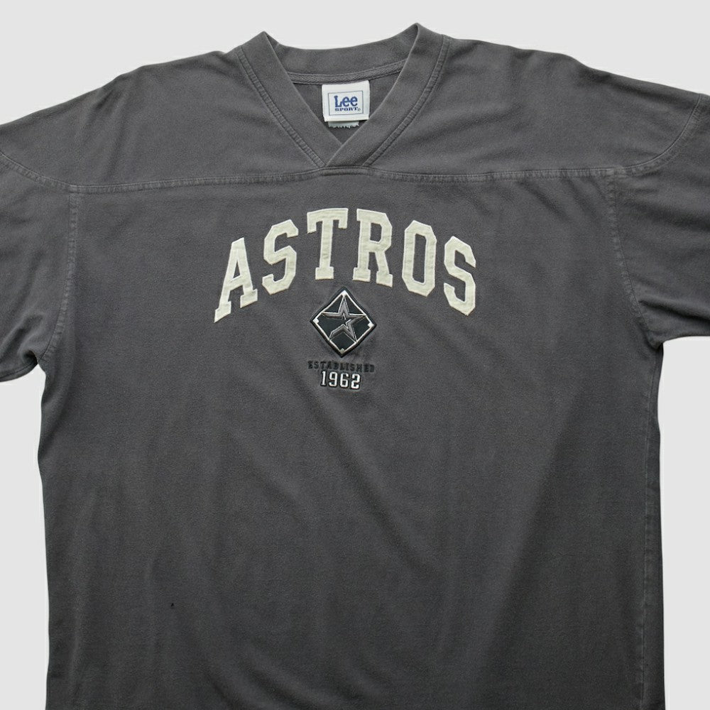 Houston Astros Lee Sport 2000s T-shirt - Charcoal - XVintage T-shirts